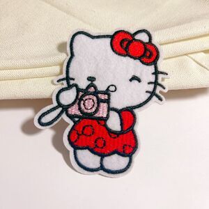 Hello Kitty Photos-Camera-Iron on‎ Patch